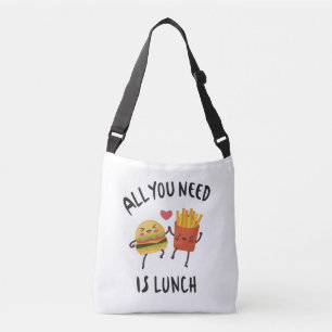 Bolso Cruzado Todo lo que necesitas es el almuerzo