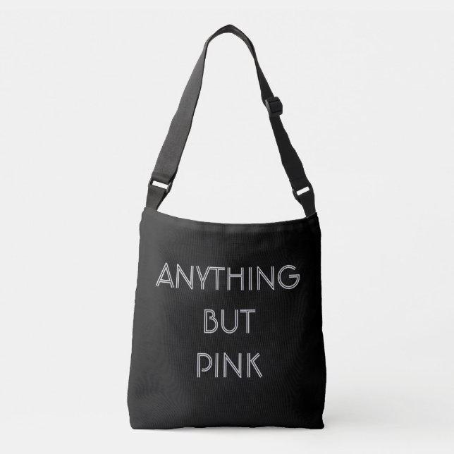 Bolso Cruzado Todo menos rosa (Anverso)