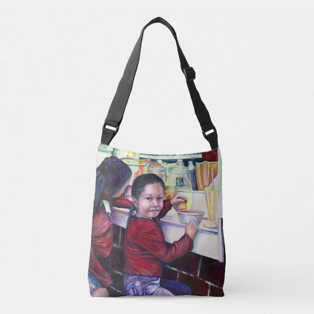 Bolso Cruzado Todos los buenos Chicas tienen helado (Anverso)