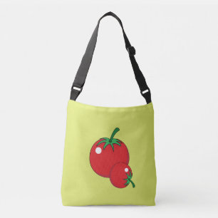 Bolso Cruzado Tomate Rojo