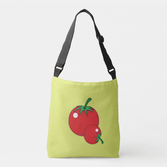 Bolso Cruzado Tomate Rojo (Anverso)