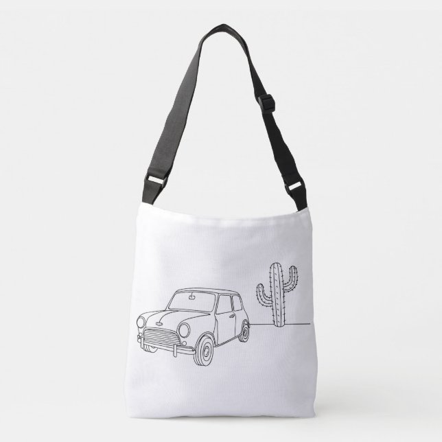 Bolso Cruzado Tonelero del cactus (Anverso)