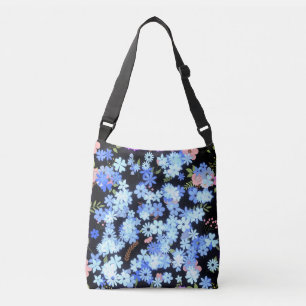 Bolso Cruzado tonos pastel motivos florales Black BG