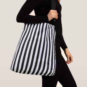 Bolso Cruzado Top sin mangas para mujeres negro y blanco estilo 