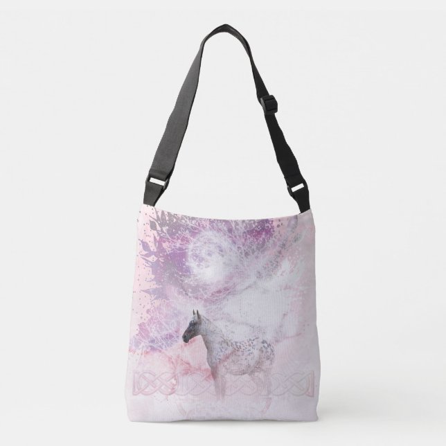 Bolso Cruzado Tormenta de nieve de caballo (Anverso)