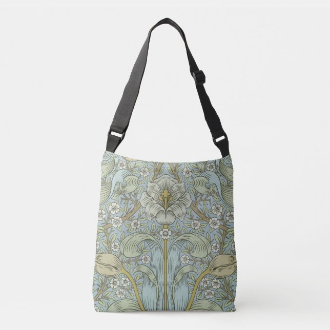 Bolso Cruzado Torneo de primavera de William Morris (Anverso)