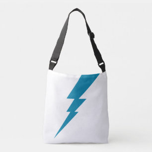 Bolso Cruzado Tornillo relámpago azul