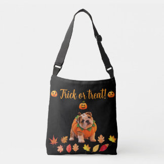 Bolso Cruzado Toro Halloween calabaza dulce o truco