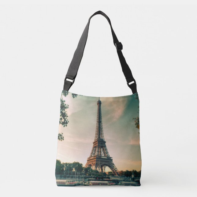 Bolso Cruzado Torre Eiffel arrojar almohada (Anverso)