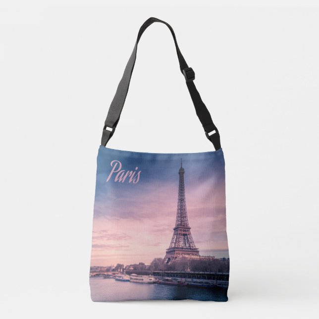 Bolso Cruzado Torre Eiffel de Francia de París (Reverso)
