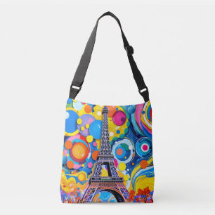 Bolso Cruzado Torre Eiffel Pop Art
