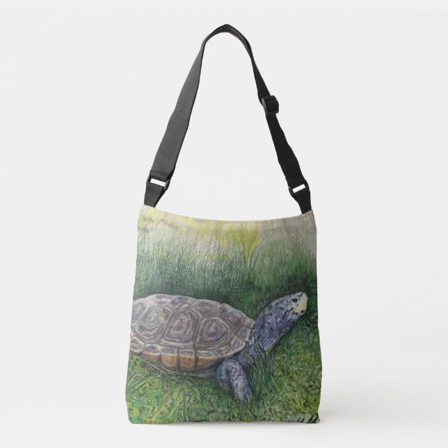 Bolso Cruzado Tortoise (Anverso)