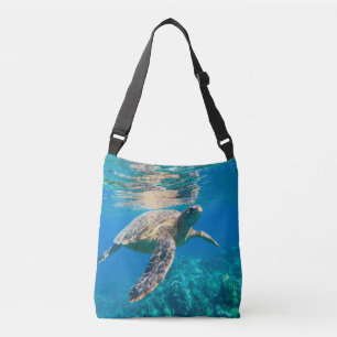 Bolso Cruzado Tortuga de mar de la natación