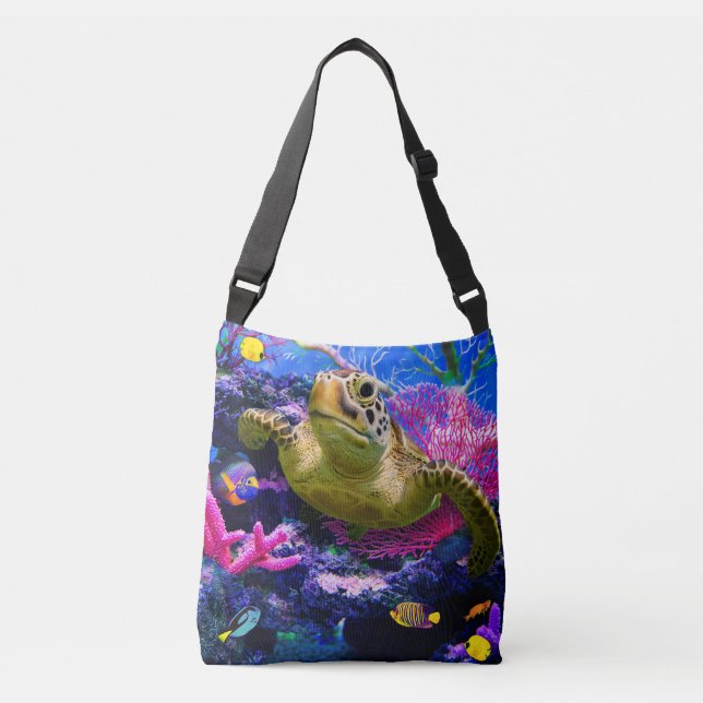 Bolso Cruzado Tortuga marina (Anverso)
