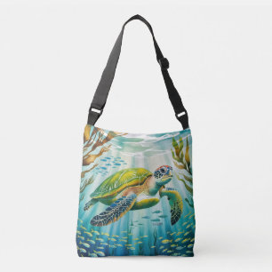 Bolso Cruzado Tortuga pintada