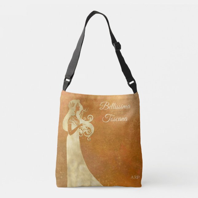 Bolso Cruzado *~* Toscana Bellissima Toscana, lengua italiana (Reverso)