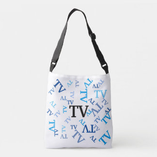 Bolso Cruzado Tote Bag (ao) - Iniciales azules