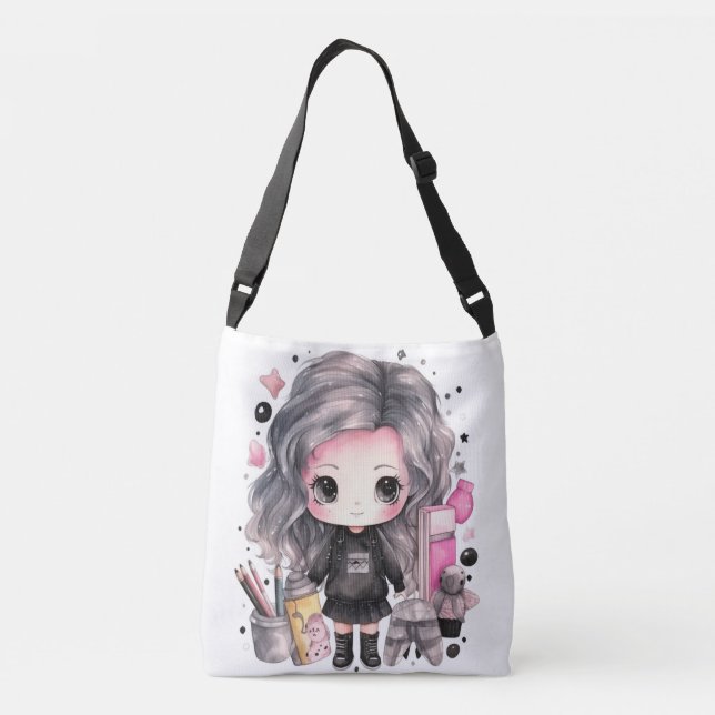 Bolso Cruzado Tote Bag Design artiste (Reverso)