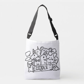 Bolso Cruzado Tote bag Doodle Design