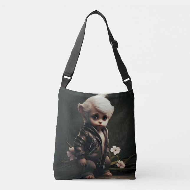 Bolso Cruzado Tote Bag Little man (Anverso)