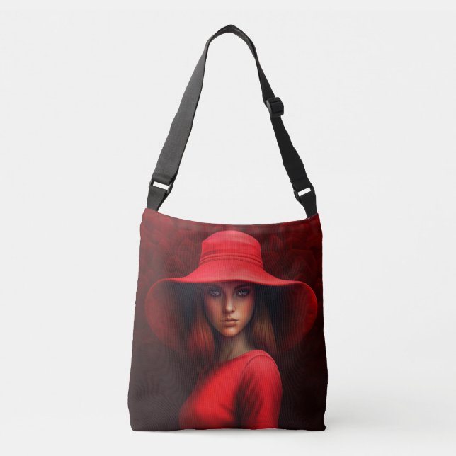 Bolso Cruzado Tote Bag Red Hat Girl (Anverso)