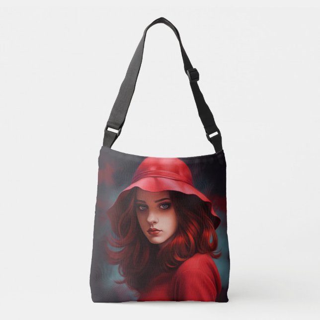 Bolso Cruzado Tote Bag Red Hat Girl (Anverso)