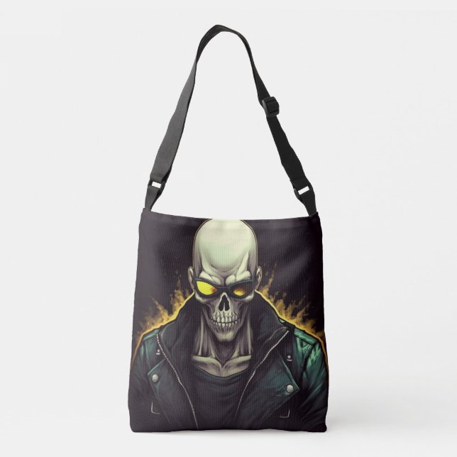 Bolso Cruzado Tote Bag Skeleton (Reverso)