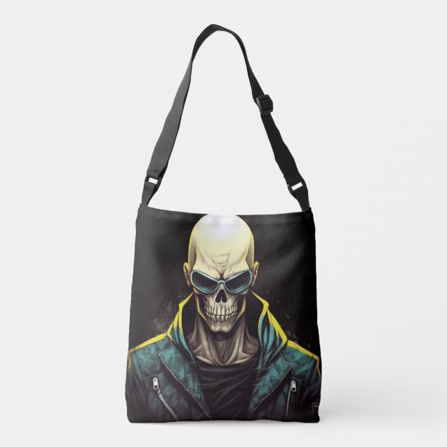 Bolso Cruzado Tote Bag Skeleton (Reverso)