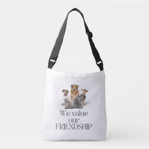Bolso Cruzado Tote Bag - valoramos nuestra amistad
