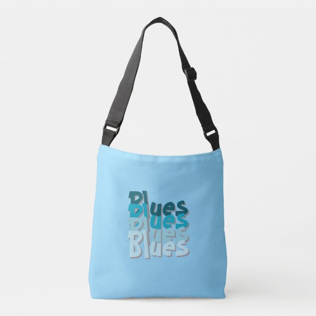 Bolso Cruzado Tote Blues (Anverso)