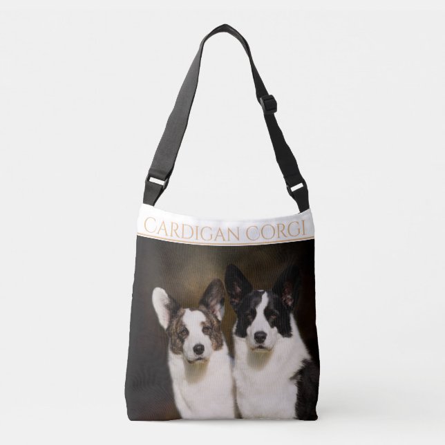 Bolso Cruzado Tote Cardigan Welsh Corgi (Anverso)