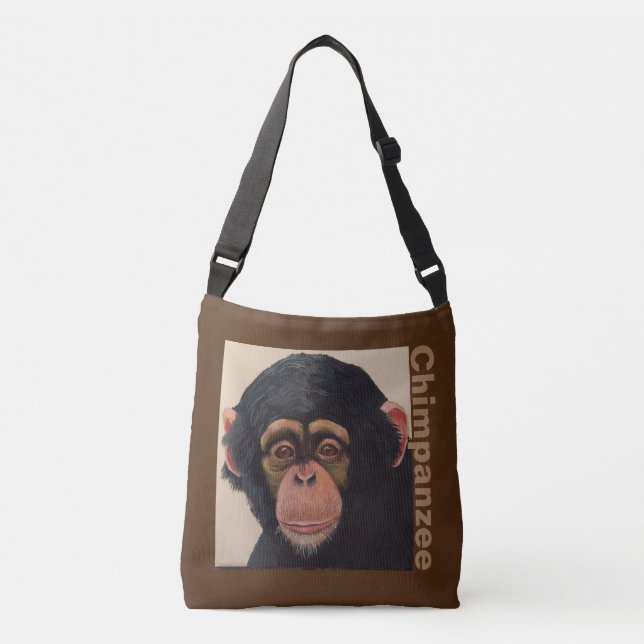 Bolso Cruzado Tote crossbody del chimpancé (Anverso)
