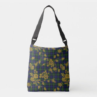 Bolso Cruzado Tote cruzado corporal en Blackwatch Rococo Tartán