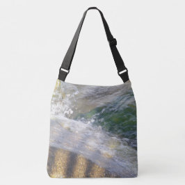Bolso Cruzado Tote de Agua Brillante sobre Rocas