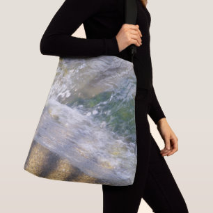 Bolso Cruzado Tote de Agua Brillante sobre Rocas