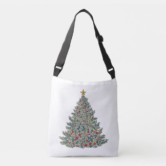 Bolso Cruzado Tote de árbol de Navidad