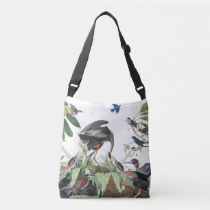 Bolso Cruzado Tote de Audubon de los pájaros del Bluebird de la