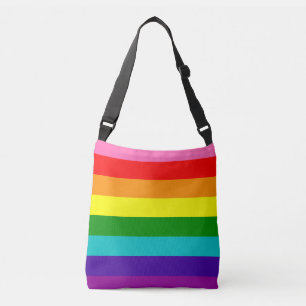 Bolso Cruzado Tote de bandera gay LGBT arcoiris