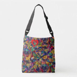 Bolso Cruzado Tote de Cuentos de Hielo I Love Colours