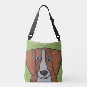 Bolso Cruzado Tote de cuerpo cruzado de Beagle Cute