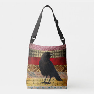 Bolso Cruzado Tote de Cuervo Viejo