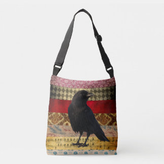 Bolso Cruzado Tote de Cuervo Viejo