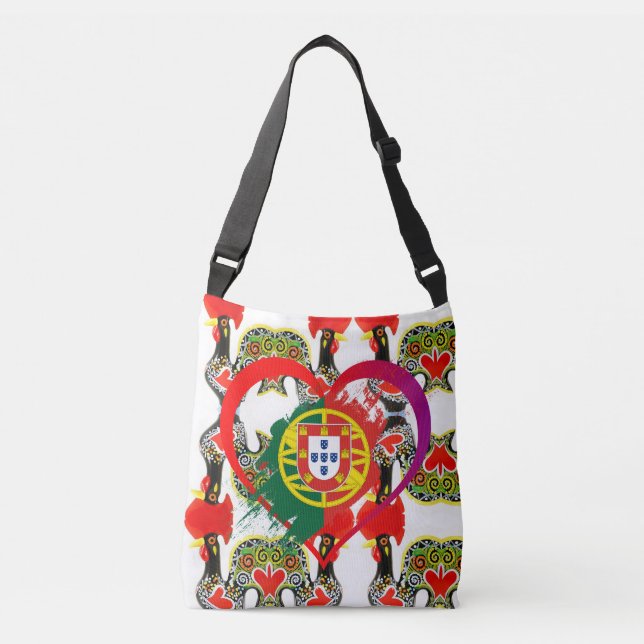 Bolso Cruzado Tote de diseños portugueses (Anverso)