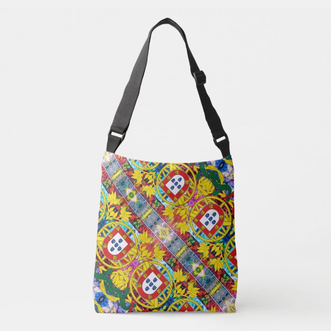 Bolso Cruzado Tote de diseños portugueses (Anverso)