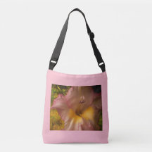 Tote de flor rosa