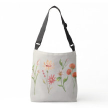 Tote de florecimiento de flores: llevar la natural