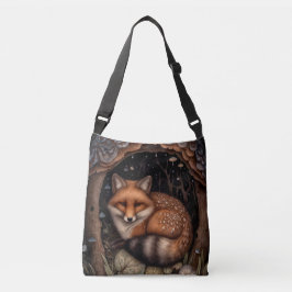 Bolso Cruzado Tote de Fox Crossbody de medianoche