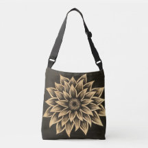 Tote de girasol oscuro