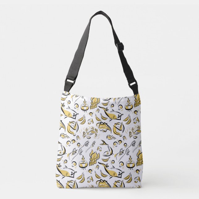 Bolso Cruzado Tote de Hombro de la Cocina China Moderna (Anverso)