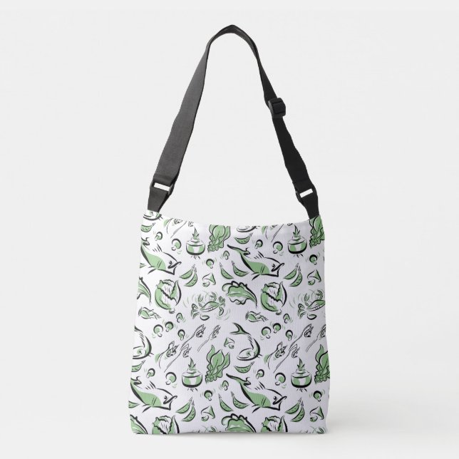 Bolso Cruzado Tote de Hombro de la Cocina China Moderna (Anverso)